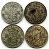 Image 2 : 4-GREAT BRITAIN HALF CROWNS SILVER LOT