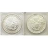 Image 2 : 1993 & 2002 AMERICAN SILVER EAGLES