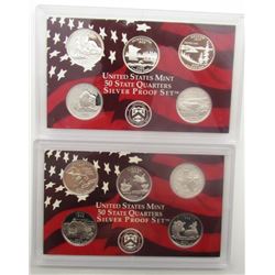 2-U.S. SIVER PROOF QTR SETS