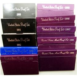 10- U.S PROOF SETS