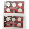 Image 1 : 2-U.S. SIVER PROOF QTR SETS