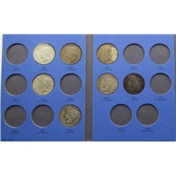 7 - DIFFERENT PEACE DOLLARS IN ALBUM