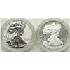 Image 2 : 2012 AMERICAN SILVER EAGLE (2)COIN REV PROOF