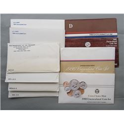 10-U.S. MINT SETS-ALL DIFF; 1969,