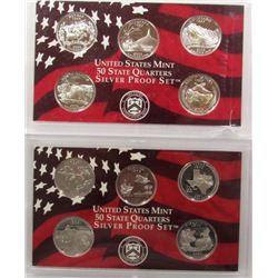 2-U.S. SIVER PROOF QTR SETS
