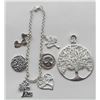 Image 1 : STERLING CHARM BRACELET AND PENDANT