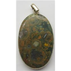 LARGE PENDANT WITH POLISHED NATURAL