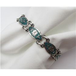MEXICO STERLING PANEL BRACELET