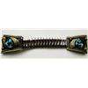 Image 1 : 1 SET OF TURQUOISE NAVAJO WATCH BAND TIPS