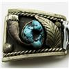 Image 2 : 1 SET OF TURQUOISE NAVAJO WATCH BAND TIPS