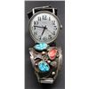 Image 1 : TIMEX STERLING SILVER NAVAJO WATCH