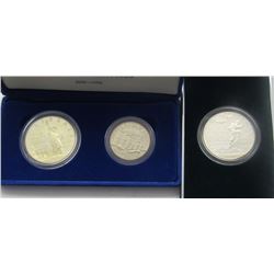 1986 STATUE OF LIBERTY TWO-COIN SET, 1991