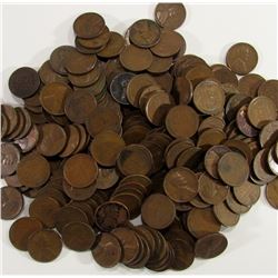 LOT OF 500 WHEAT PENNIES 1930-1939 P/D/S MINTS