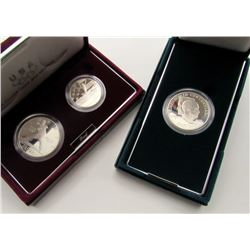 1992 OLYMPIC 2 COIN PROOF SET