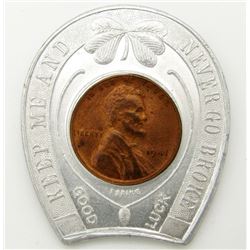 1942 LUCKY PENNY "DRINK DUQUESNE PILSENER"