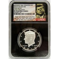 2014-P SILVER KENNEDY HALF NGC