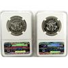 Image 2 : (2) HALF DOLLARS: 1968-S KENNEDY NGC