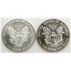 Image 2 : 1986 & 2003 AMERICAN SILVER EAGLES
