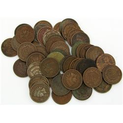 50 CT INDIAN PENNIES MIXES LOT