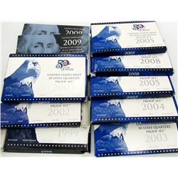 10 - U.S. Proof Quarter Sets