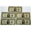 Image 1 : 5-$5 SILVER CERTIFICATES