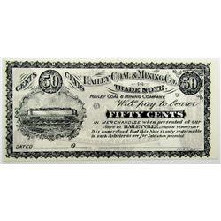 1900's HAILEY COAL & MINING TRADE NOTE