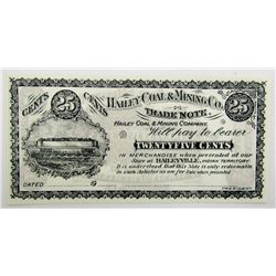 1900's HAILEY COAL & MINING TRADE NOTE