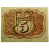 Image 2 : 1863 FIVE CENT FRACTIONAL NOTE