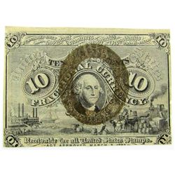 1863 TEN CENT FRACTIONAL NOTE