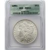 Image 1 : 1881-P Morgan Silver Dollar ICG MS 64