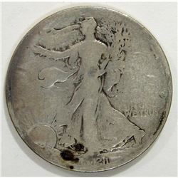 1921-S WALKING LIBERTY HALF DOLLAR