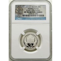 2015 S SILVER QUARTER HOMESTEAD