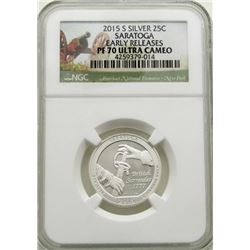 2015 S SILVER QUARTER SARATOGA