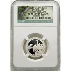 2014 S SILVER QUARTER EVERGLADES