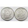 Image 1 : 2-BU MORGAN DOLLARS; 1886 & 1887