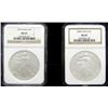 Image 1 : 1999 & 2000 AMERICAN SILVER EAGLE