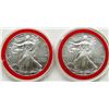 Image 1 : 2009 & 2010 AMERICAN SILVER EAGLE