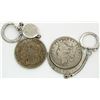 Image 1 : 2 - MORGAN DOLLAR KEYCHAINS