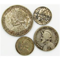 4 - BALBOA SILVER COINS