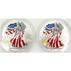 2 - 1999 AMERICAN SILVER EAGLES