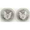 Image 2 : 2 - 1999 AMERICAN SILVER EAGLES