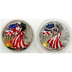 1999 & 2000 AMERICAN SILVER EAGLES