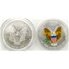 Image 2 : 1999 & 2018 AMERICAN SILVER EAGLES