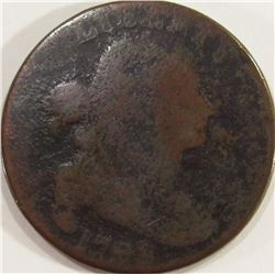 1798 Draped Bust Large Cent AG