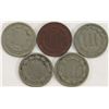 Image 1 : 5-THREE CENT NICKELS AVG CIRC