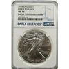Image 1 : 2016 AMERICAN SILVER EAGLE NGC MS70 EARLY RELEASE