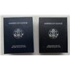 Image 3 : 2000 & 2002 PROOF AMERICAN SILVER EAGLE