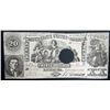 Image 1 : 1861 $20 CONFEDERATE NOTE-HOLE CANCELLED AU