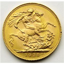 1925 GREAT BRITAIN SOVEREIGN GOLD