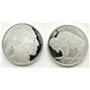 Image 2 : 20 - 1/2 ozt .999 SILVER BUFFALO ROUNDS - PROOFS